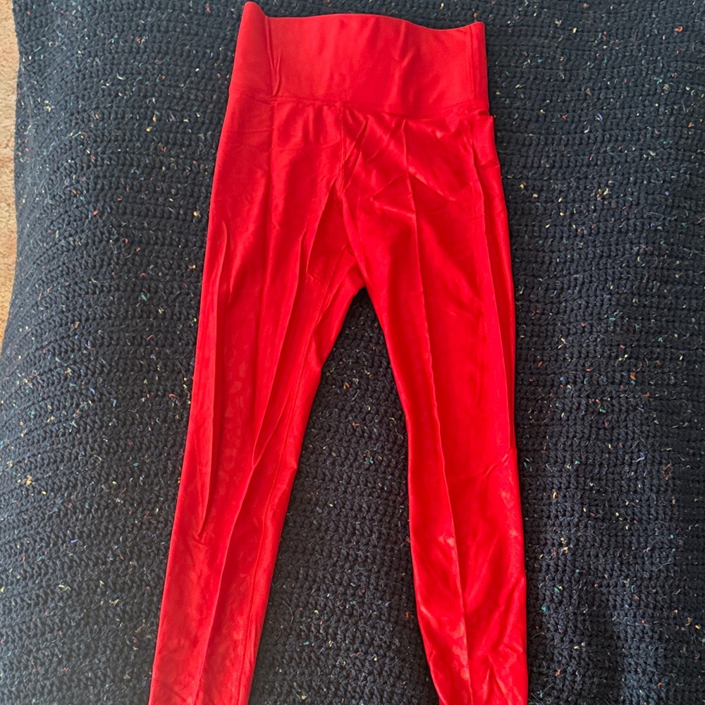 Carbon38 Vibrant Red Leggings